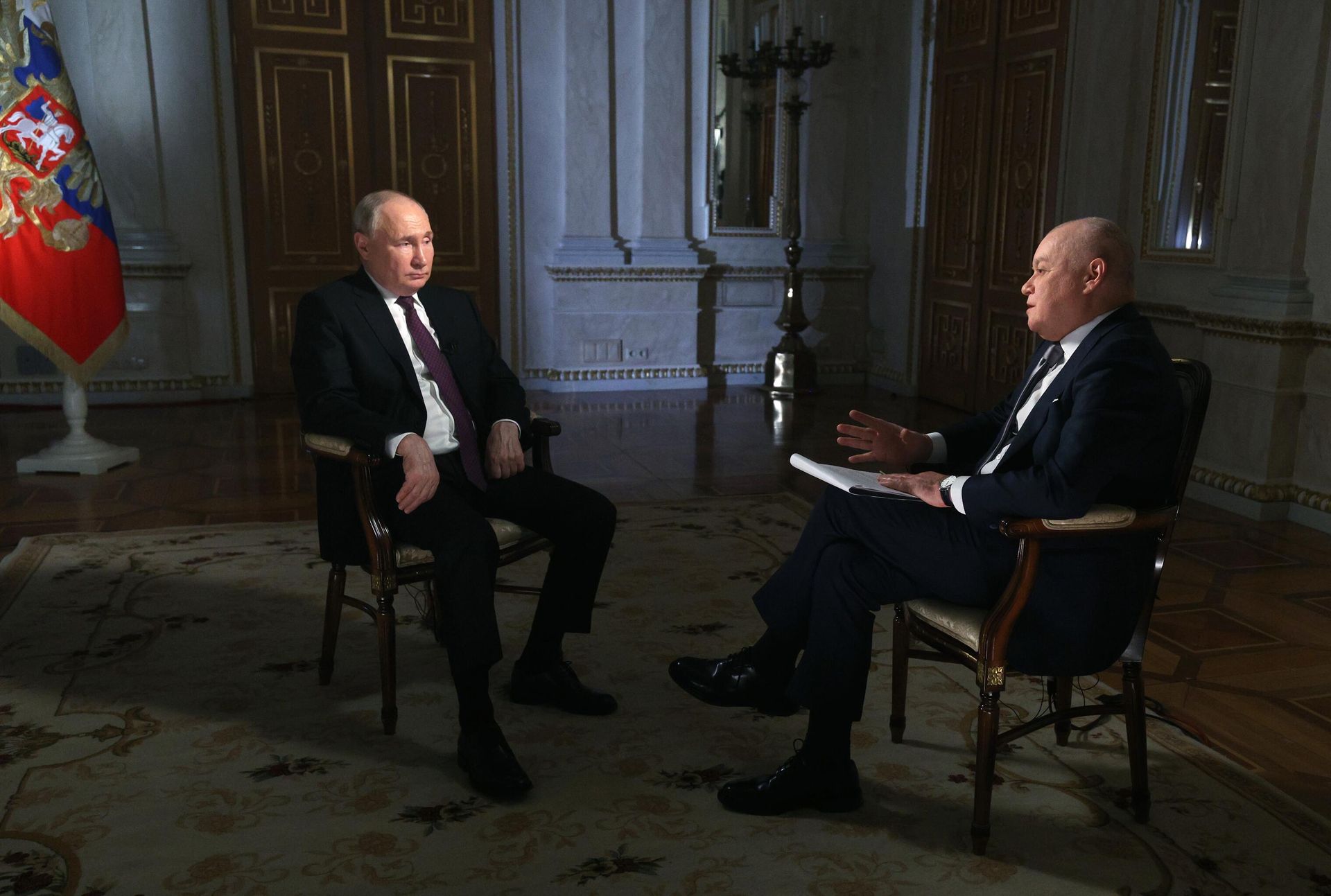 Интервью Владимира Путина гендиректору России сегодня Дмитрию Киселеву - РИА Новости, 1920, 13.03.2024