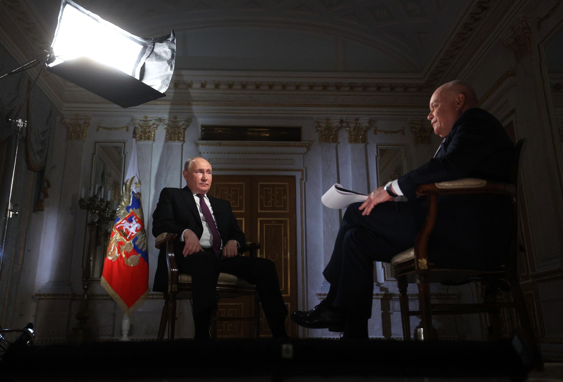 Интервью Владимира Путина гендиректору России сегодня Дмитрию Киселеву - РИА Новости, 1920, 13.03.2024