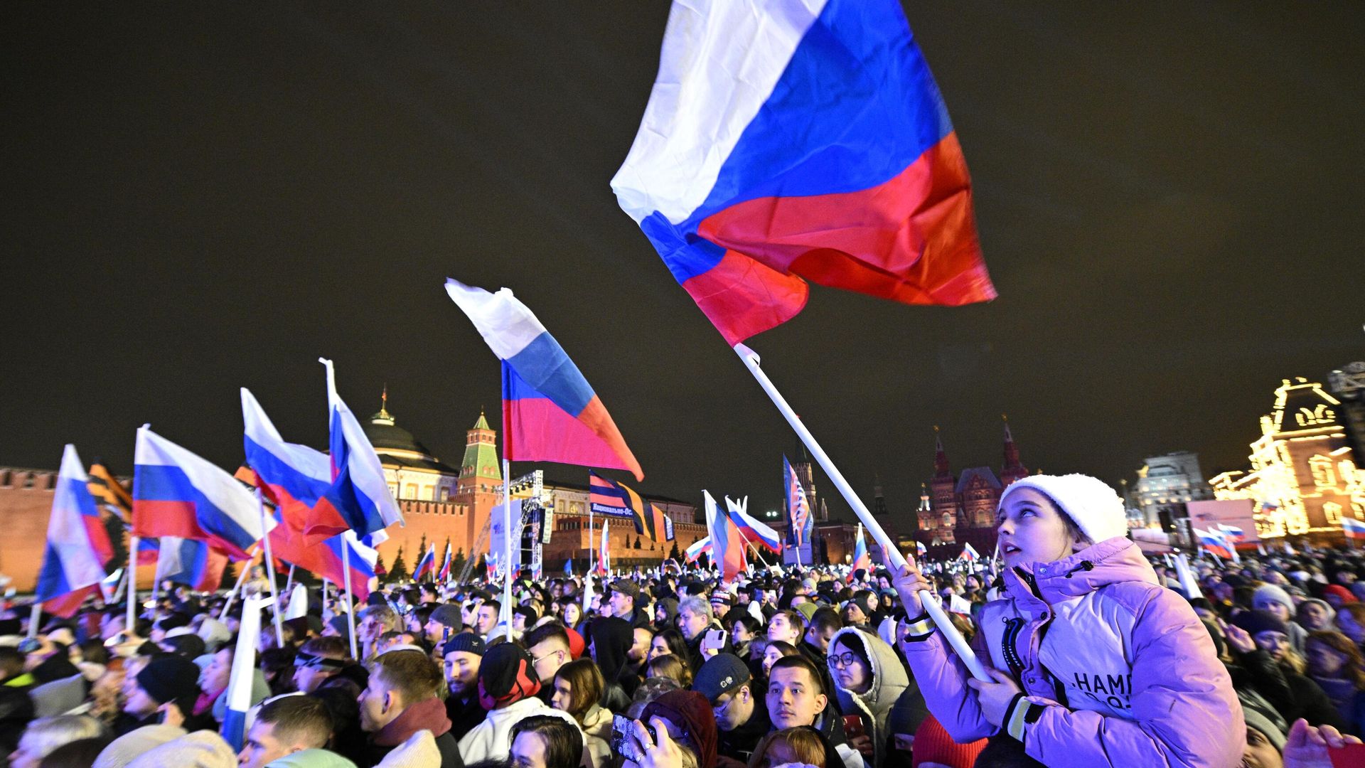 Президент РФ В. Путин посетил митинг-концерт к десятилетию воссоединения Крыма с Россией - РИА Новости, 1920, 23.03.2024