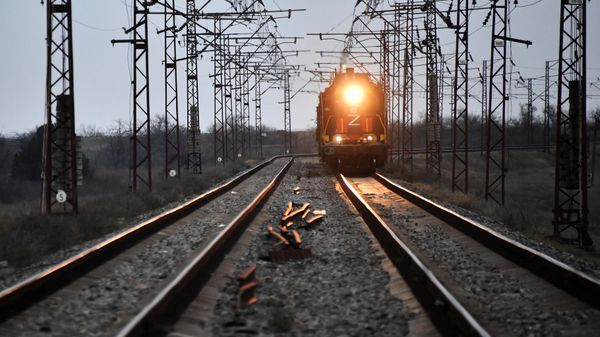 Работа железнодорожных войск в Херсонской области