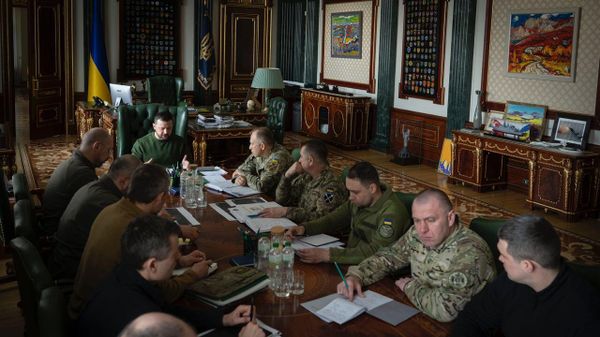 совещание по поводу БпЛА в Офисе президента Украины