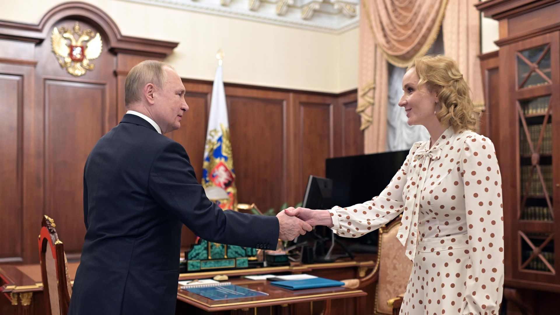 Президент РФ В. Путин встретился с уполномоченным по правам ребёнка М. Львовой-Беловой - РИА Новости, 1920, 31.05.2024