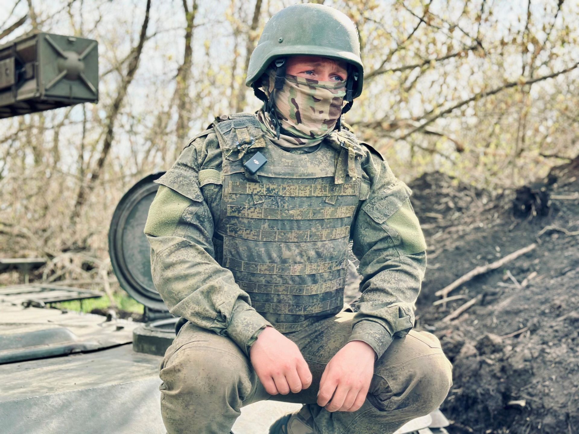 Запорожская область, на позициях зенитно-ракетного полка 127-й мотострелковой дивизии - РИА Новости, 1920, 19.04.2024