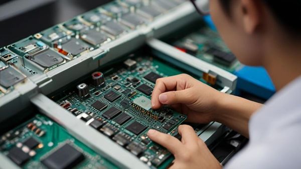 Завод по производству процессоров, сгенерировано нейросетью Leonardo