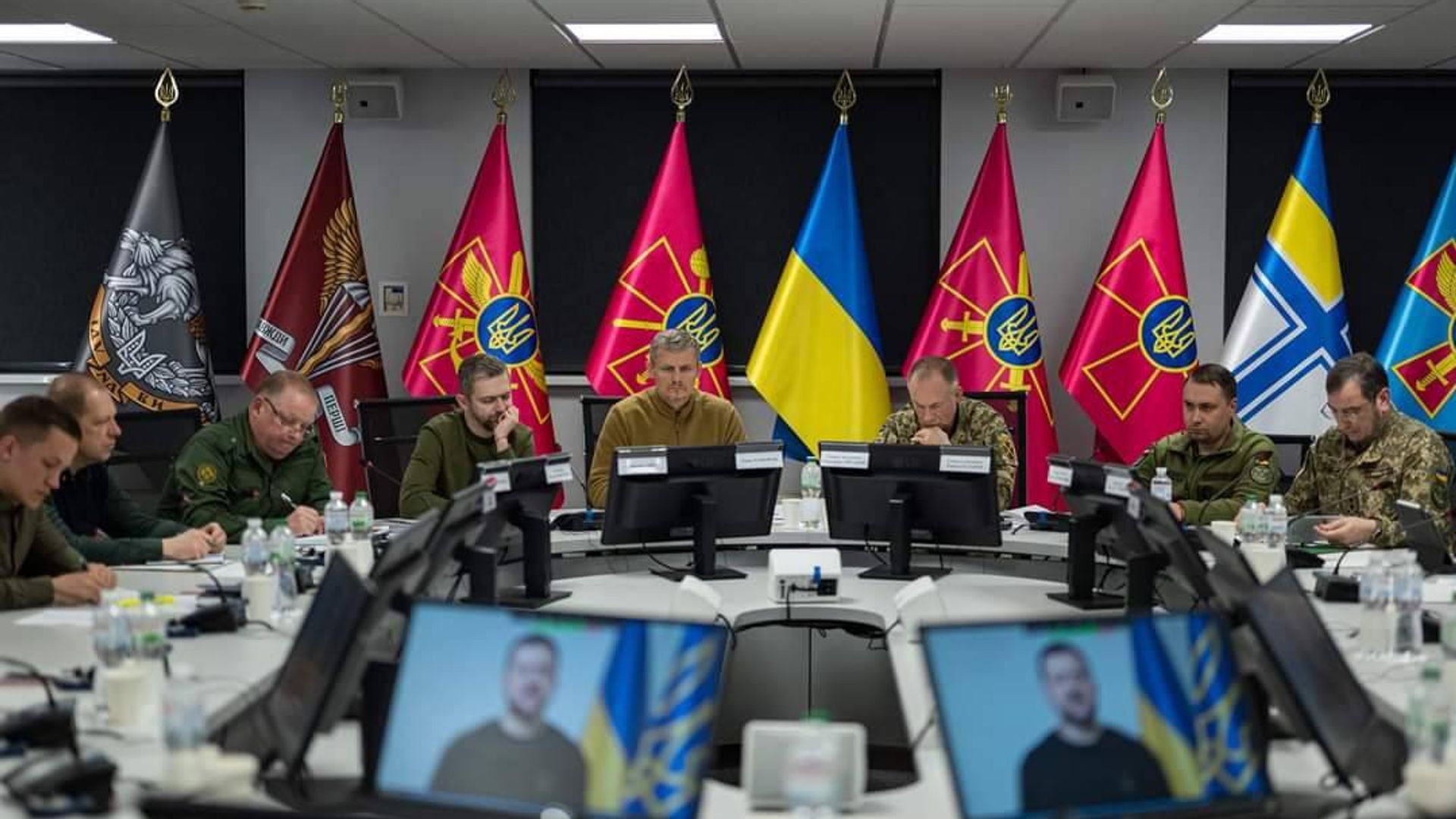 Сырский, Буданов и военачальники - РИА Новости, 1920, 27.04.2024