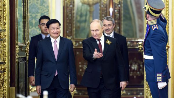 Встреча президентов России и Лаоса
