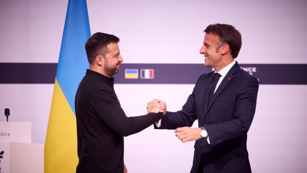 Зеленский Макрон