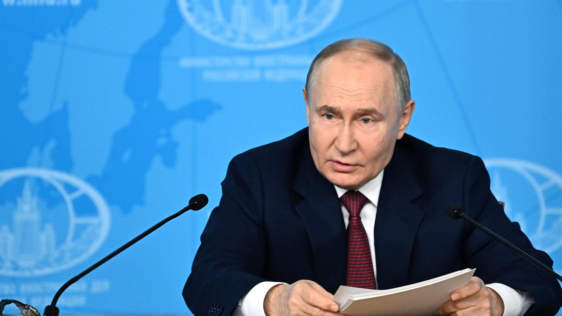 Президент Владимир Путин встретился с руководством МИД РФ - РИА Новости, 1920, 14.06.2024