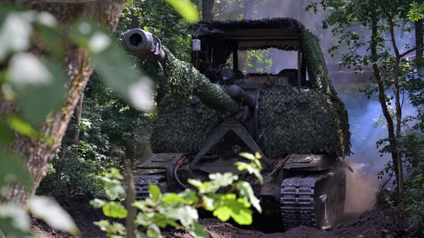 Боевая работа артиллеристов группировки войск Запад