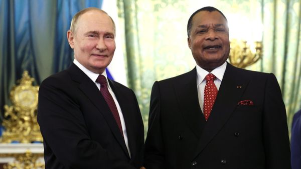 Президент Владимир Путин встретился с президентом Конго Дени Сассу-Нгессо