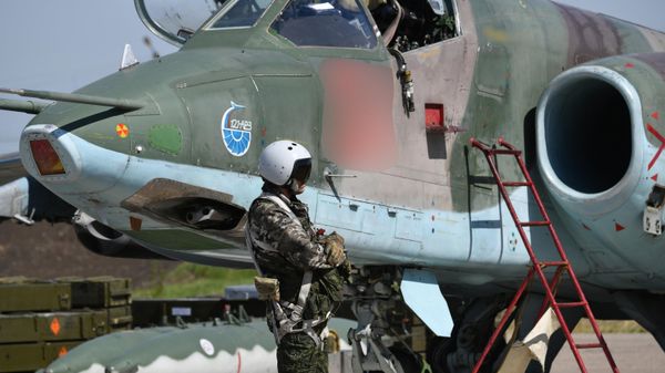 Работа штурмовой авиации ВС РФ на Харьковском направлении
