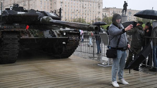 Трофейный танк Leopard 2A6