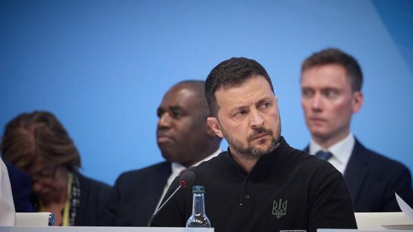 Владимир Зеленский в Великобритании