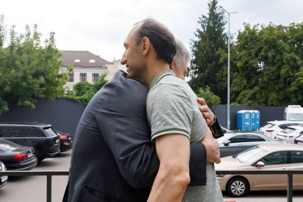 Петр Порошенко и Роман Червинский Петр Порошенко и Роман Червинский