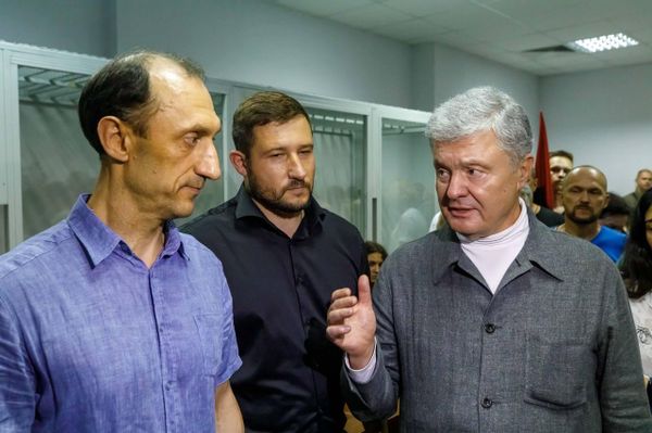 Петр Порошенко и Роман Червинский Петр Порошенко и Роман Червинский