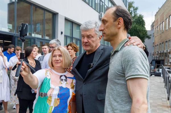 Петр Порошенко и Роман Червинский Петр Порошенко и Роман Червинский