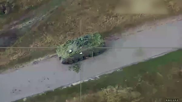 Уничтожение военной техники ВСУ в приграничном районе с Курской областью Уничтожение военной техники ВСУ в приграничном районе с Курской областью