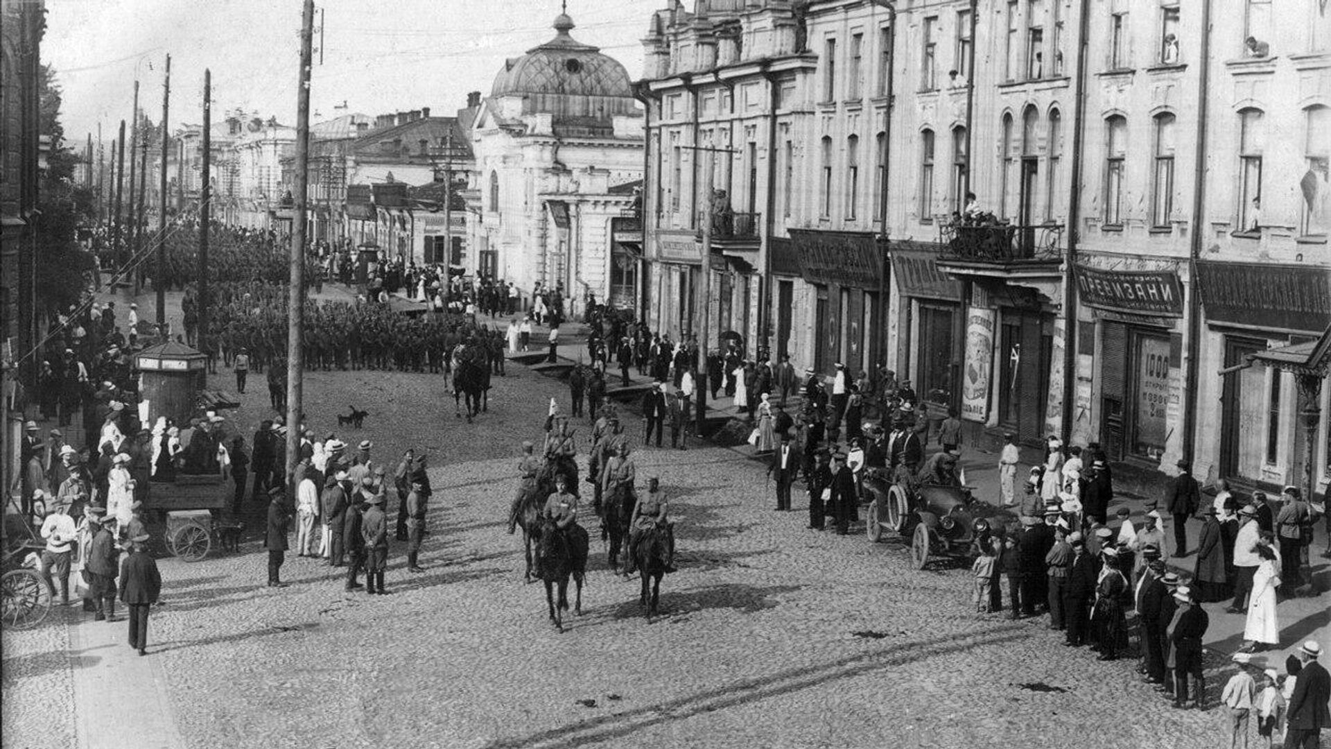 Вступление чехословацких войск в Иркутск, 1918 год - РИА Новости, 1920, 21.08.2024