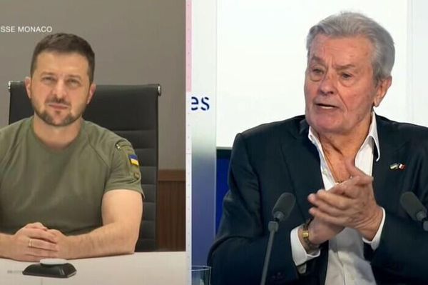 Ален Делон и Зеленский