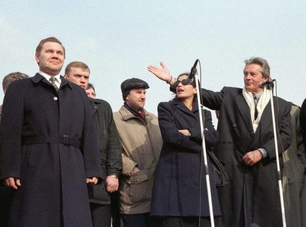Ален Делон и Александр Лебедь