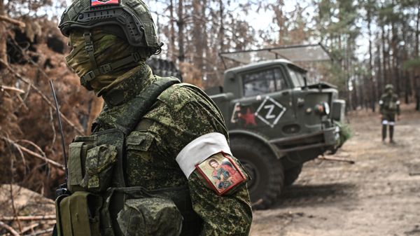 Работа расчета РСЗО Ураган 20-й гвардейской Краснознаменной общевойсковой армии