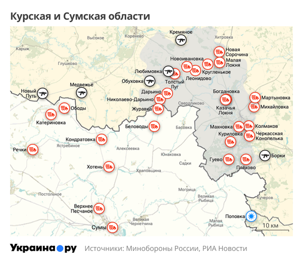 Курская и Сумская области