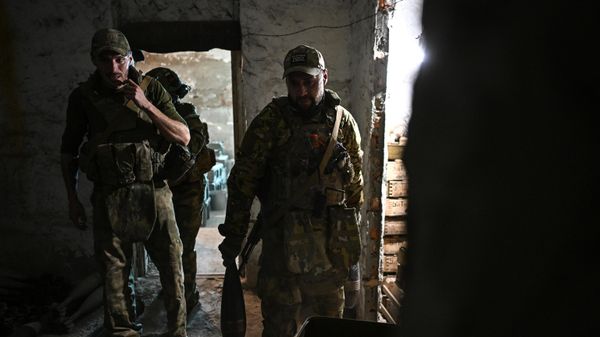 Работа минометного расчета спецназа Ахмат