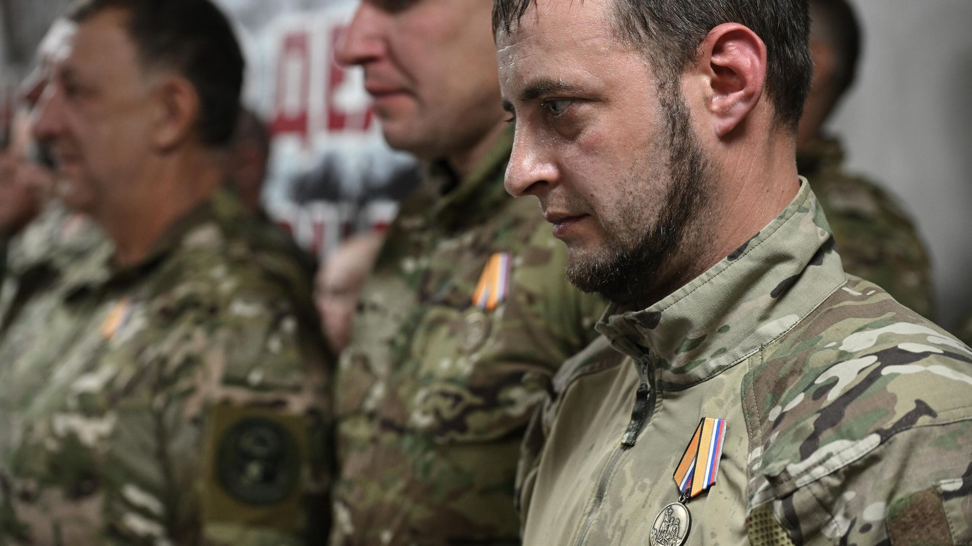 Вручение наград добровольцам 32 отряда БАРС им. П. А. Судоплатова Вручение наград добровольцам 32 отряда БАРС им. П. А. Судоплатова - РИА Новости, 1920, 02.11.2024