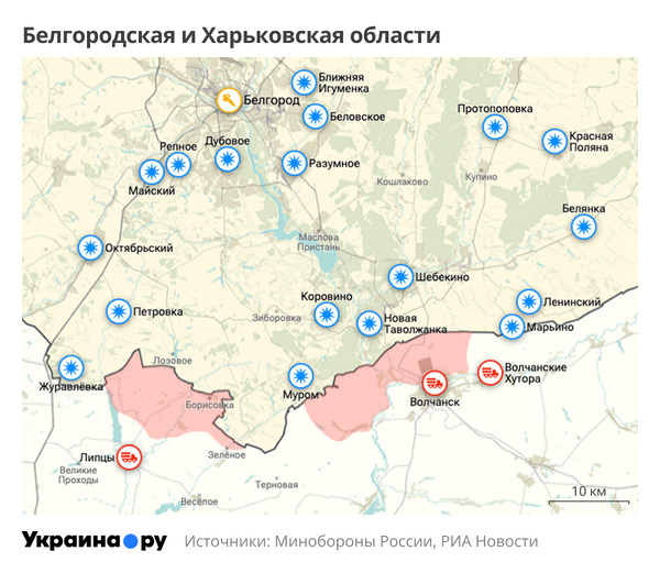 Харьковская и Белгородская области Харьковская и Белгородская области