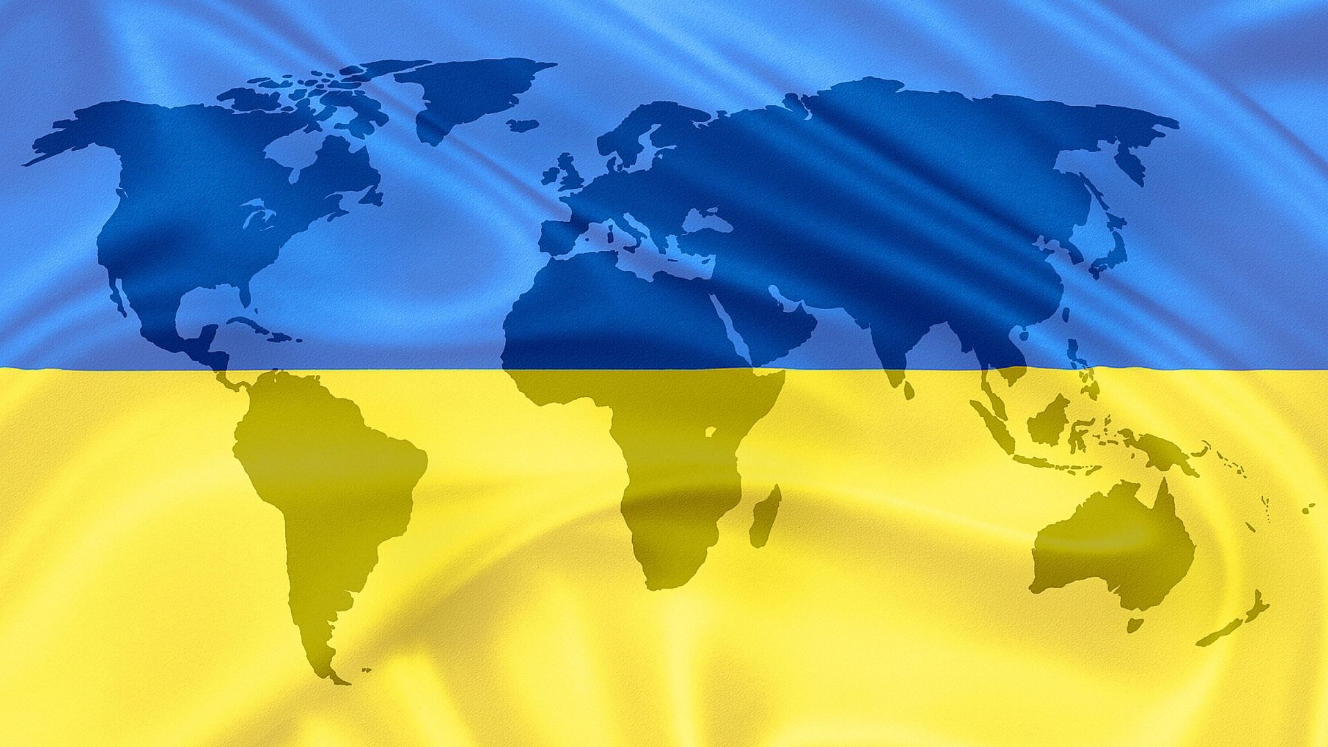 Коллаж: украинский флаг, мир, карта мира  - РИА Новости, 1920, 07.09.2026