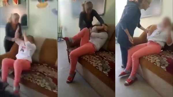 Фото: скриншот видео: учебно-реабилитационный центр на Львовщине, воспитатель избивает ребёнка Фото: скриншот видео: учебно-реабилитационный центр на Львовщине, воспитатель избивает ребёнка