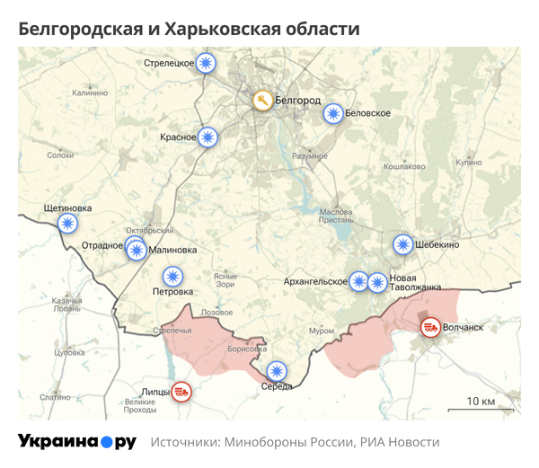 Белгородская и Харьковская области