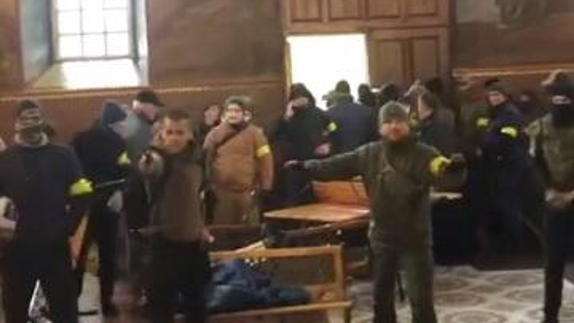 захватчики Архангело-Михайловского собора в Черкассах захватчики Архангело-Михайловского собора в Черкассах - РИА Новости, 1920, 11.11.2024