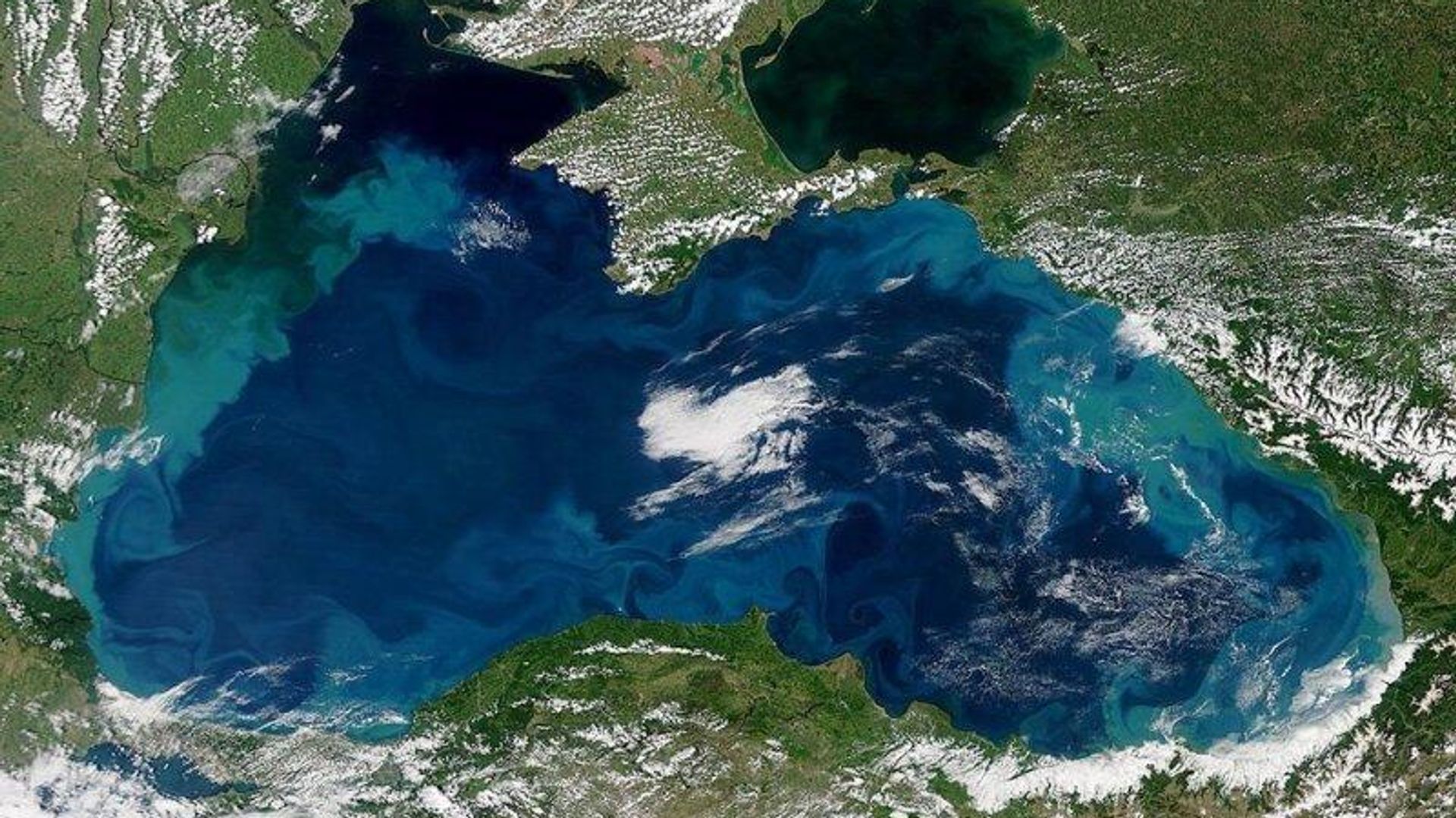 Чёрное море, вид из космоса - РИА Новости, 1920, 01.11.2024