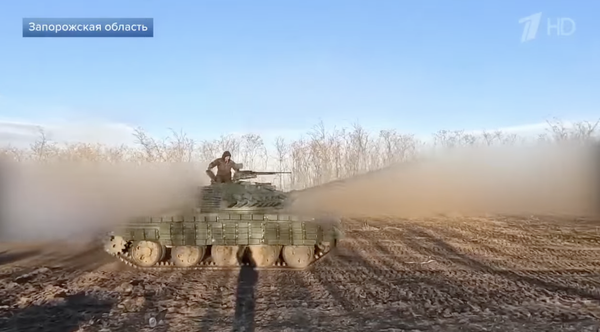 Танк Т-62М в зоне СВО Танк Т-62М в зоне СВО