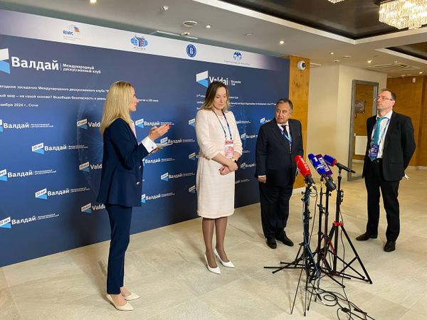 Виктория Панова на Валдайском форуме