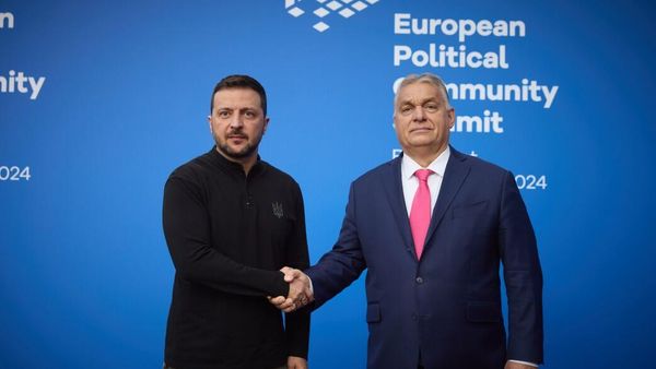 Владимир Зеленский и Виктор Орбан