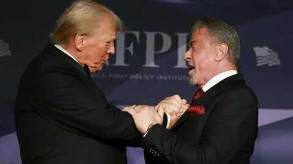 Сталлоне и Трамп, встреча после выборов Сталлоне и Трамп, встреча после выборов