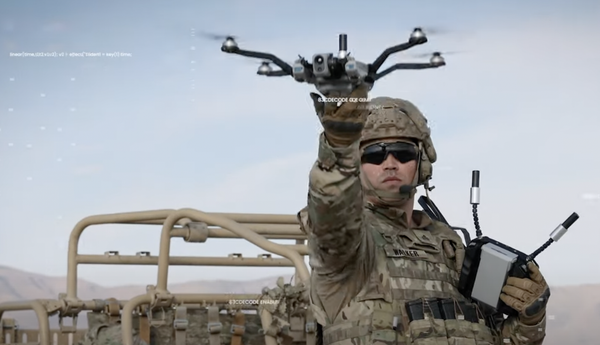 Демонстрация дрона Black Widow, октябрь 2024, Teal Drones Демонстрация дрона Black Widow, октябрь 2024, Teal Drones