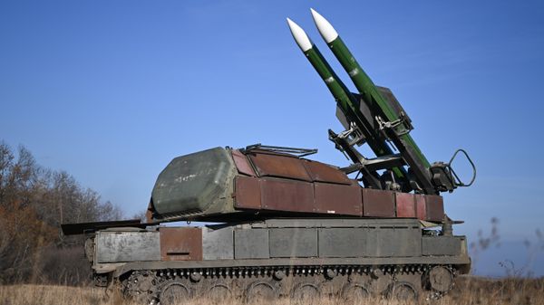 Боевое дежурство расчета БУК-М2 группировки войск Центр