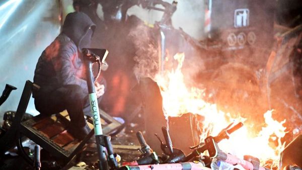 Акция протеста оппозиции в Тбилиси