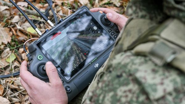 Расчет БПЛА ВС РФ на Запорожском направлении