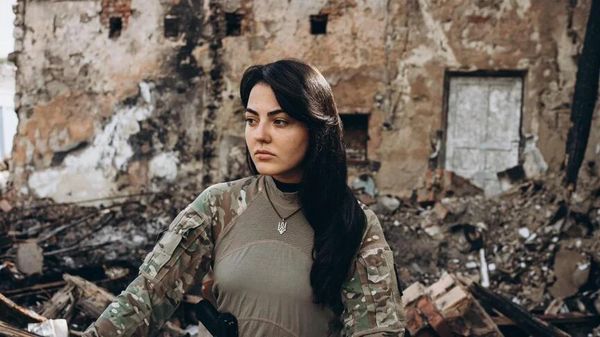 Фото: Facebook (запрещен в РФ) / Alina Mykhailova,  глава медицинской службы батальона Волки Да Винчи Алина Михайлова