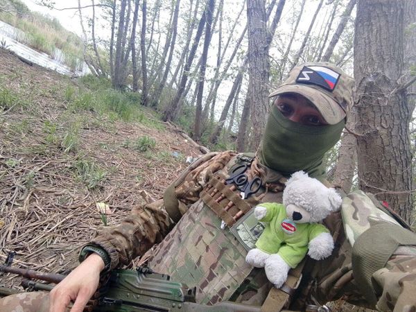 Сова с мишкой