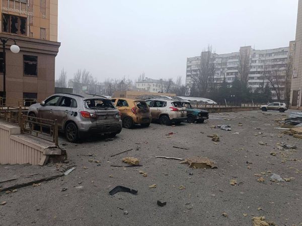Фото: удар ВСУ по супермаркету в Донецке (10.01.25)  