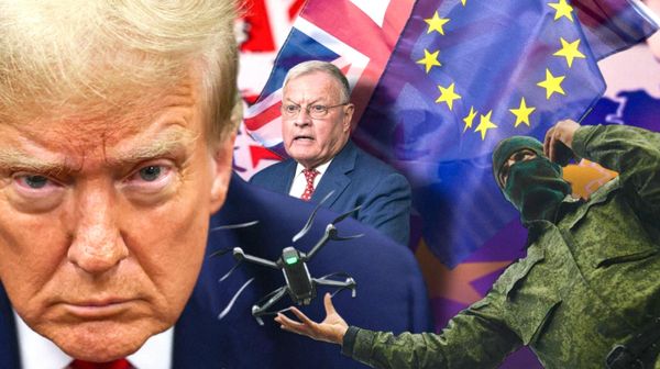 Коллаж: Трамп, Келлог, ВС РФ, ЕС, Великобритания 