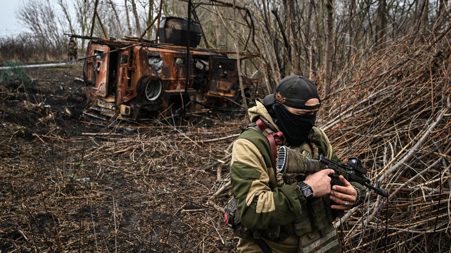 Военнослужащие батальонной тактической группы (БТГР) Каштана спецназа Ахмат Военнослужащие батальонной тактической группы (БТГР) Каштана спецназа Ахмат - РИА Новости, 1920, 30.01.2025