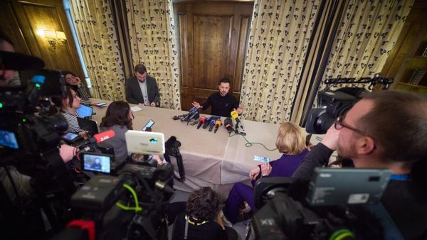 Владимир Зеленский в Мюнхене Владимир Зеленский в Мюнхене