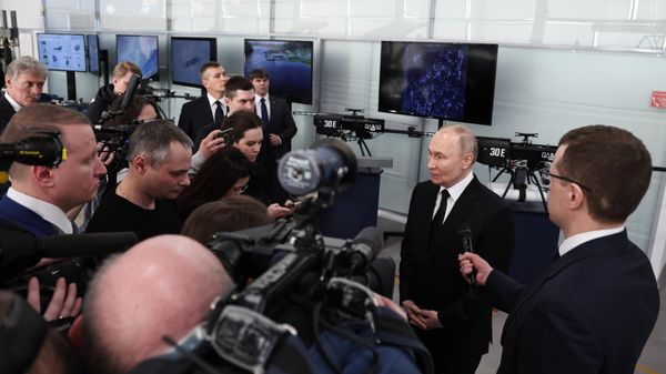 Рабочая поездка президента Владимира Путина в Санкт-Петербург