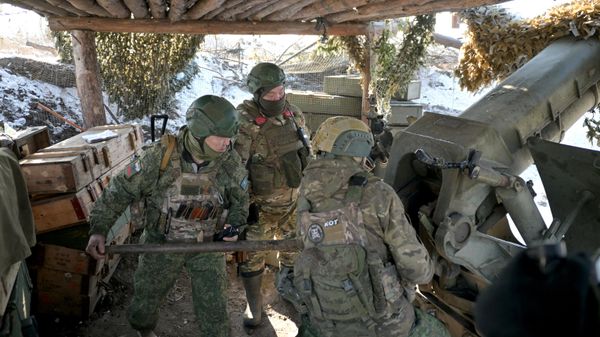 Боевая работа артиллеристов 25 армии на Краснолиманском направлении